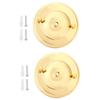 2PCS Iron Ceiling Light Canopy Hook Chandelier Plate Holder Decoration DIY Fitting AccessoryGold