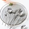 Stainless Steel Cutlery with Steak Cutter Mirror Polished Flatware Utensils Metal Spoons