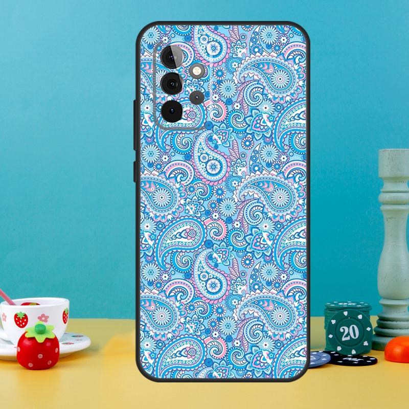 Paisley Pattern Case For Samsung Galaxy A15 A16 A05 A26 A36 A56 A52 A53 A33 A13 A34 A54 A14 A35 A55 A22 A32