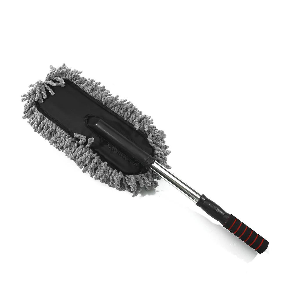 Car Washing Mop Scalable Handle Dust Remover Wax Brush Microfiber Auto Cleaning Kit Soft Hair Duster Brushes Wash Tool