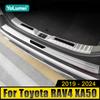 For Toyota RAV4 XA50 2019-2024 2024 2024 2024 Stainless Car Trunk Cover Tailgate Inner Guard Rear Bumper Scuff Sill Plate Pedal
