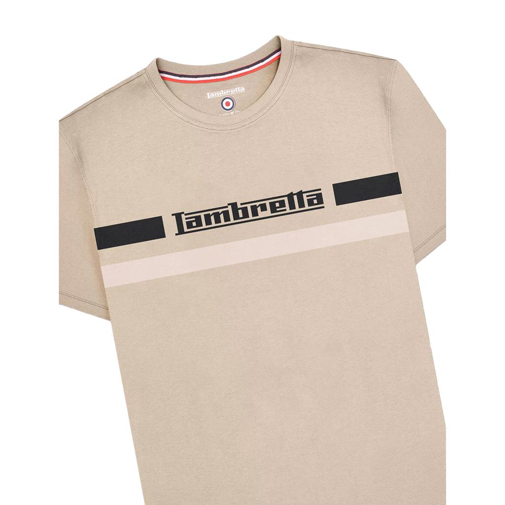 Lambretta Mens Chest Stripe T-Shirt