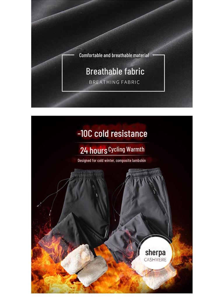 Мужские и женские зимние брюки Soft Shell с флисовой подкладкой, водонепроницаемые, ветрозащитные