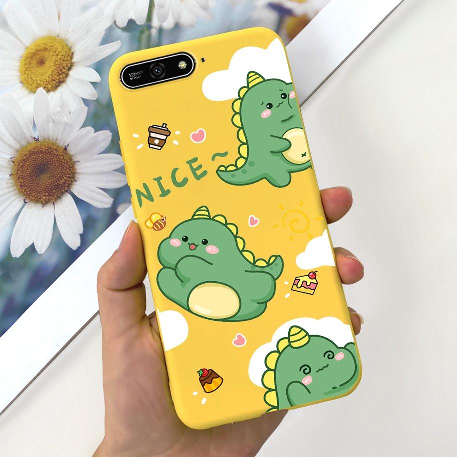 For Honor 7A Pro Case AUM-L29 Silicon Cover Cute Cartoon Soft TPU Phone Case For Huawei Honor 7A DUA-L22 Bumper on Honor7a Funda