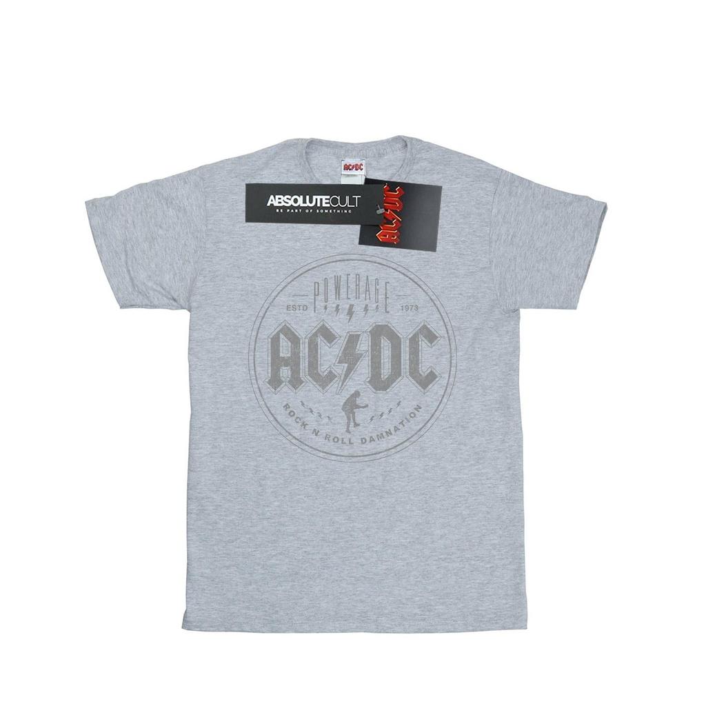 AC/DC Girls Rock N Roll Damnation Black Cotton T-Shirt
