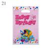 10 шт./лот для мальчиков и девочек, детский пластиковый мешок для конфет на день рождения, вечерние сумки с принтом, подарочные пакеты для детей
