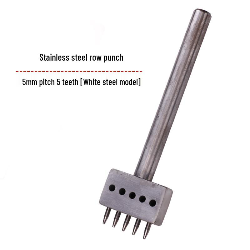 Ручной DIY Пробойник для Кожаного Ременья - Круглый Рядный Инструмент