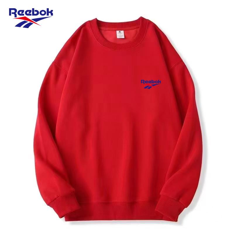 Reebok Новая женская толстовка с вышивкой и круглым вырезом для весны и осени