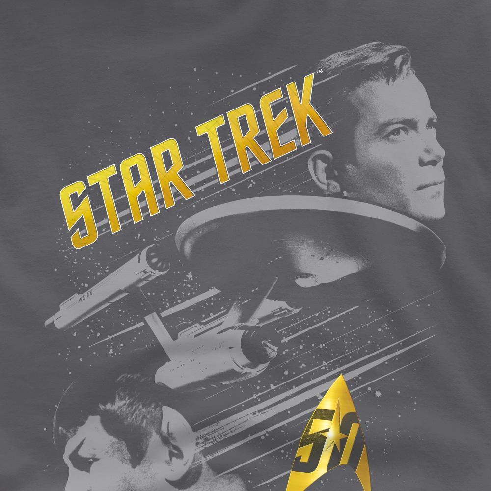 STAR TREK Мужская футболка 50 Year Frontier