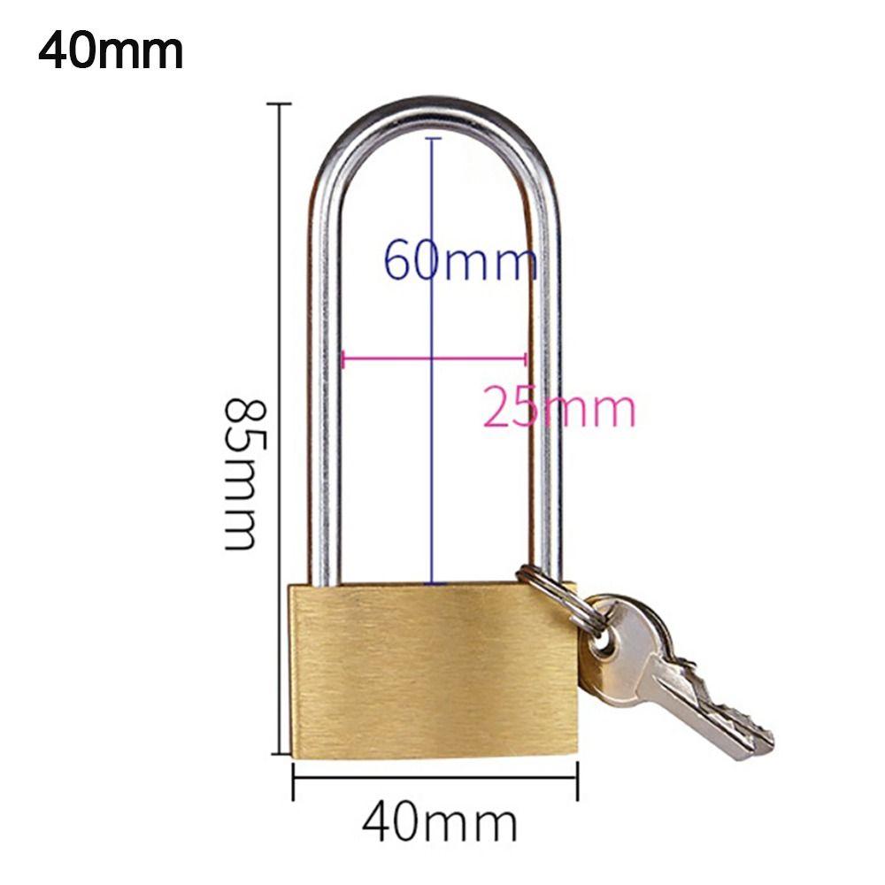 Small Copper Padlock Hardware Luggage Case Padlock Mini Copper Lock  Locker Case Supply