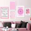 Розовая хорошая энергия Пикассо Матисс Кривая абстрактная настенная живопись на холсте постеры и принты настенные панно для декора гостиной