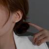 Серьги-гвоздики с надписью "Любовь" Женские Новые Дизайнерские Нишевые Серьги Высокого Класса Серьги для Проколотых Ушей