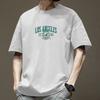 Summer Short Sleeved T-shirt Men's Loose Plus Size American Trendy Brand Ins Round Neck Half Sleeved Printed T-shirt Casual Comfortable Top