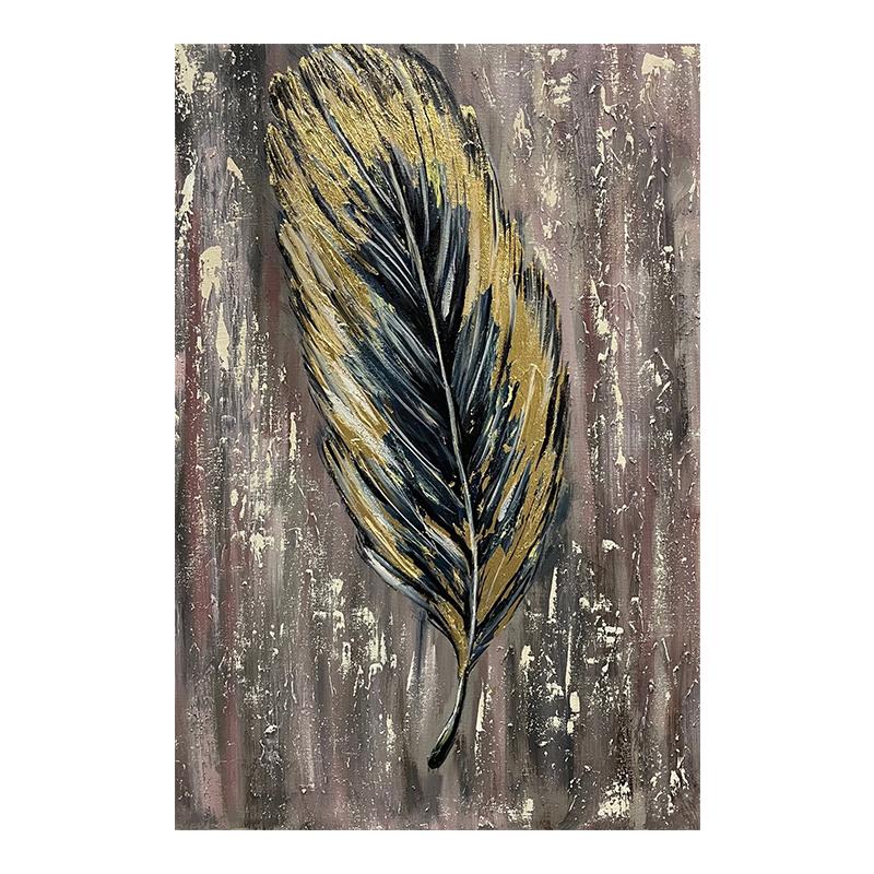 Абстрактные красочные перья холст живопись постер современные граффити настенное искусство минималистичные картины для гостиной домашний декор Cuadros