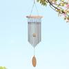 European and American 22-tube Metal Solid Wood Aluminum Tube Wind Chime Creative Home Creative Decoration Gifts