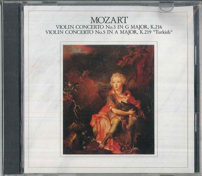 CD МОЦАРТ, ПИНХАС ЦУКЕРМАН - Концерты для скрипки №. 3 и 5 Турки FDCA561 CBS SONY Япония Классика Б/У