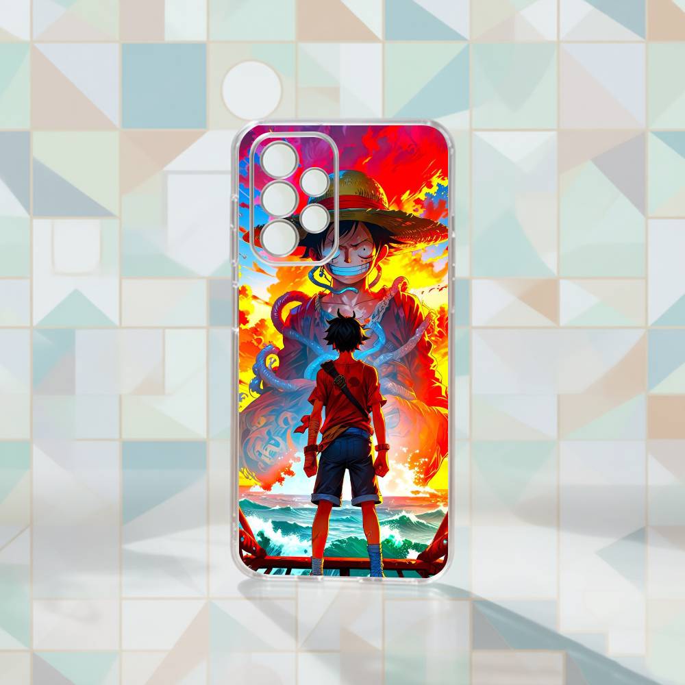 One Ace Pieces Luffy Zoro Phone Case For Samsung S25,S24,S21,S22,S23,S30,Ultra,S20,Plus,Fe Transparent Cover