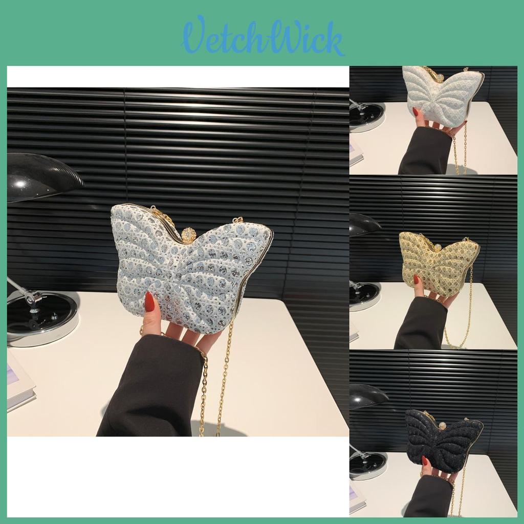 Trendy Butterfly Shaped Mini Shoulder Bag 2023 Design Chic Chain Box Bag