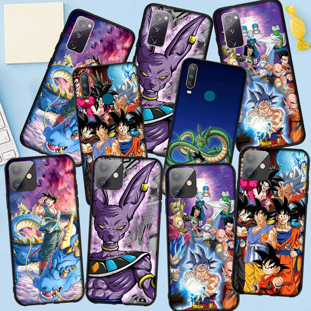 Phone Case for iPhone 17 15 16 Plus Xiaomi Poco X7 X6 F8 F7 M8 C85 C75 C71 Redmi Note 14 12 11 13 Pro Max A4 14C 13C 15C Beerus Dragon Gokus Ball Whis