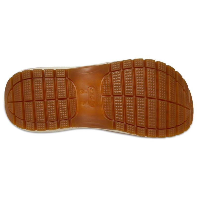 Crocs Mega Crush Lightweight and Durable Beach Sandals Unisex Tan