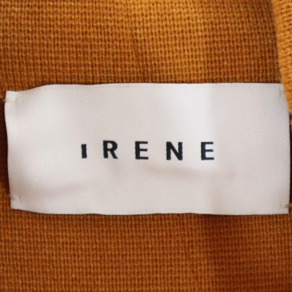 IRENE шерстяная смесь Вязаный лонгслив 36 Оранжевая серия Крой Женский Б/у