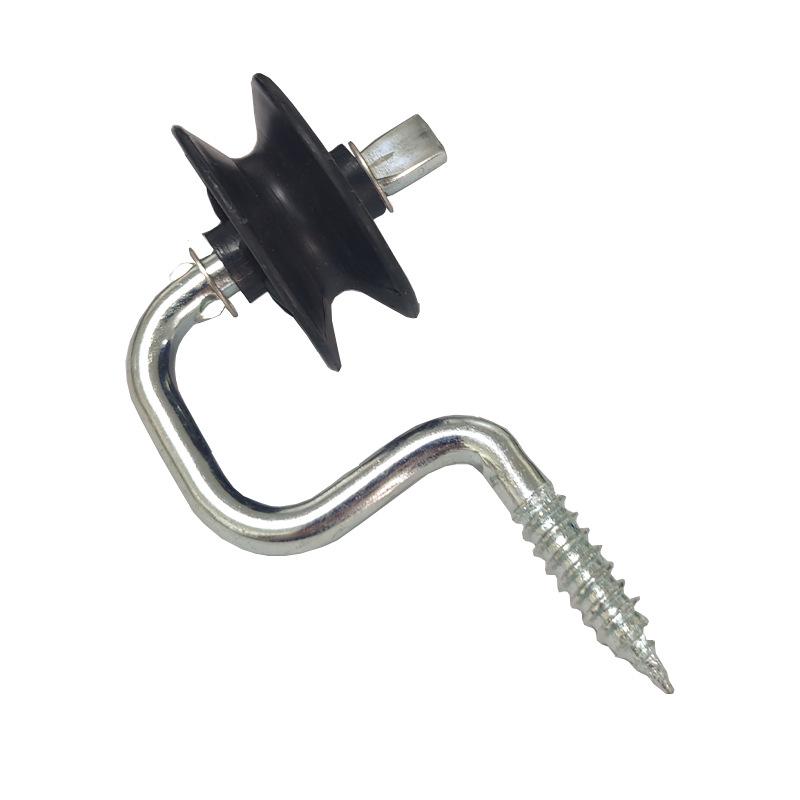 Electronic Fence Corner Insulator for Wooden Stakes