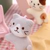 Подвески на рюкзак Милая плюшевая подвеска в виде кошки Корейский стиль Мультяшная кукла Подвеска для детей