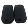 2Pcs Silicone Key Fob Cover Case Holder Bag Protector Fit for Toyota Tundra Tacoma Sequoia Prius