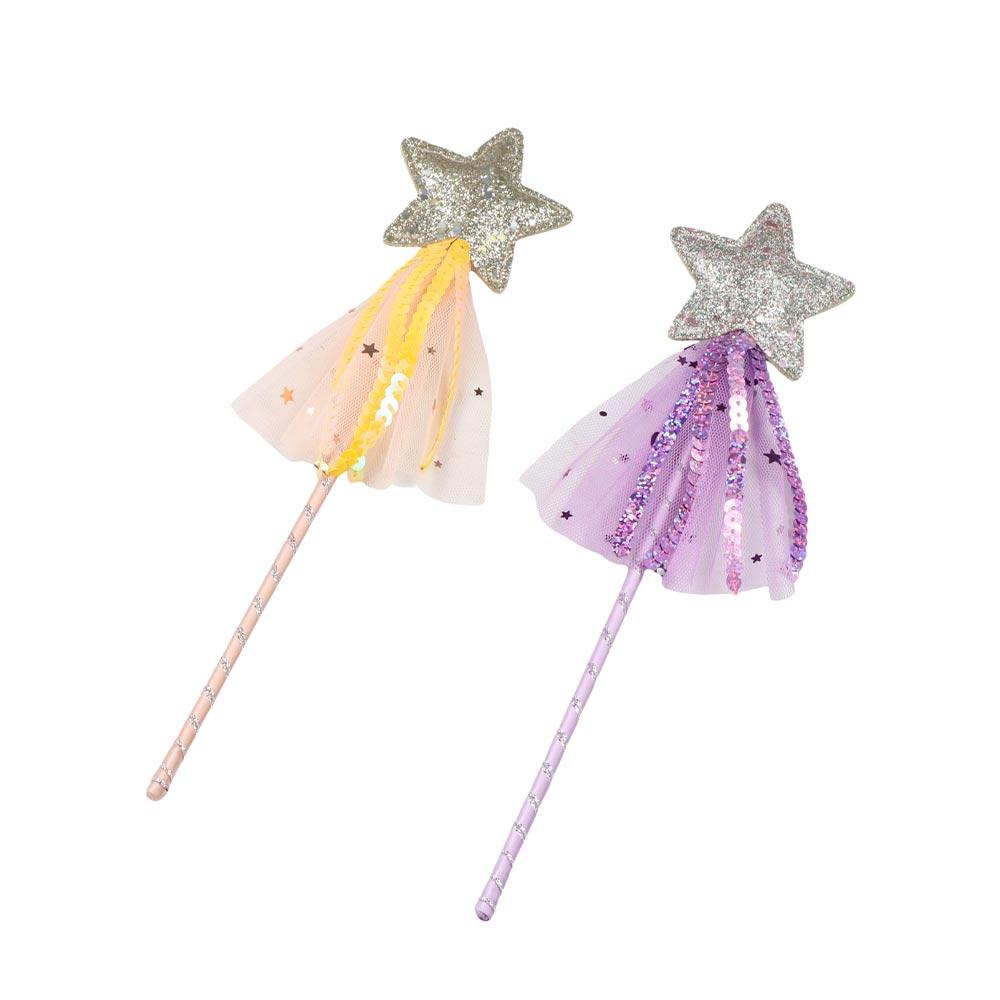 Girls Wand Princess Wand Five Pointed Star Kids Stick Wand Star Fairy Wand Cosplay Props