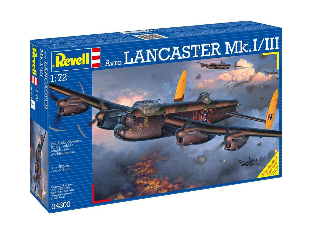 German Revell Avro Lancaster Plastic Model 1/72 Mk.I