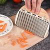 Potato Chip Sharp Cutter Corrugated Blade Rustproof Food Grade Comfortable Grip Crinkle Cutter