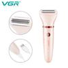 VGR 735 Устройство для удаления волос 3-в-1 для женщин, Бритва для удаления шрамов, Электрический перезаряжаемый профессиональный триммер для волос