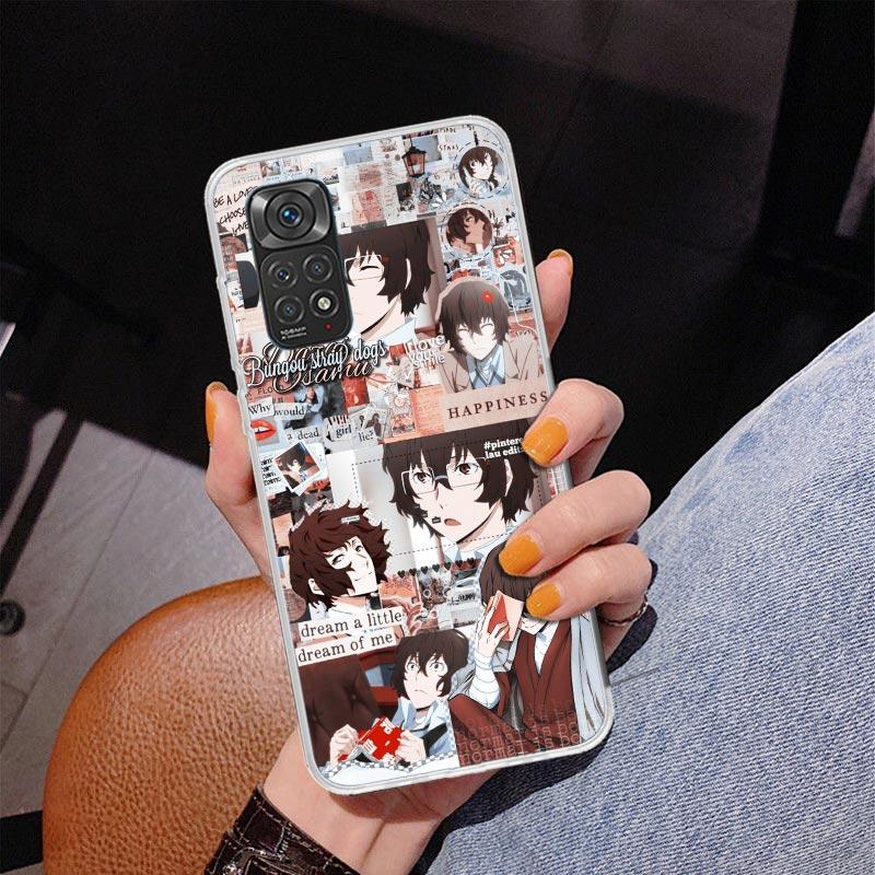 Плакат Bungo Stray Dogs Чехол для телефона Аниме Для Xiaomi Redmi Note 15 14 13 12S 12 11 Pro Plus 14S 11S 11E 10 10S 11T 5G Персонализировать