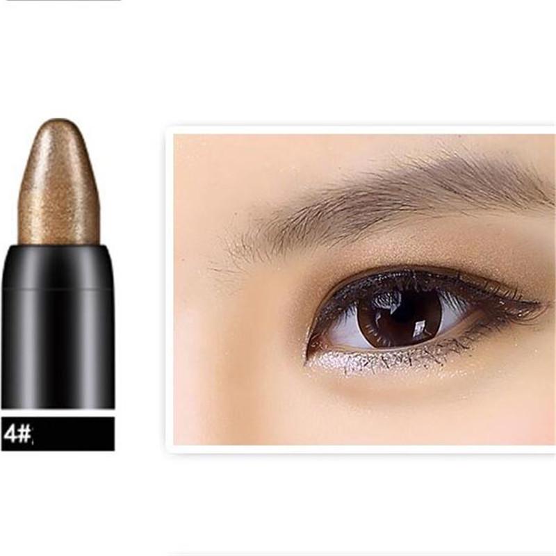 Натуральные долговечные жемчужные тени для век, подводка для глаз, мерцающая палочка, ручка шелкопряда, женский косметический инструмент для макияжа, косметический карандаш для хайлайтеров
