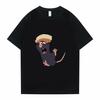 Im Afeaid Youve Your Last Tatouille Sir Tee Shirt Funny Mouse Graphic Tees Summer Unisex Women Cute Oversized Short Sleeve Tshirt