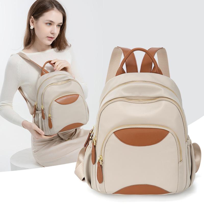 Oxford Cloth Backpack Female Spring and Summer Simple Large Capacity Leisure Small Backpack
