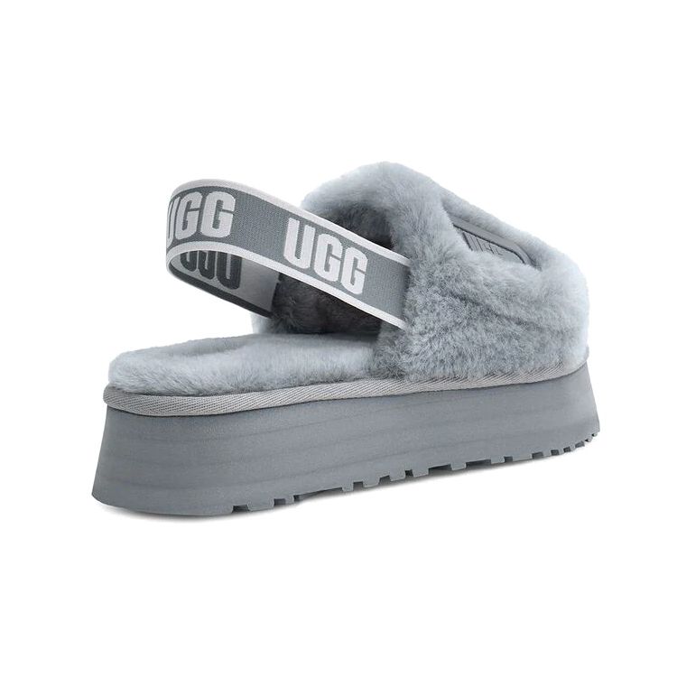 UGG Шлепанцы-сандалии Disco Slide Пепельно-серые Женские Кроссовки 1112258-AFG