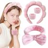 High Head Top Hair Accessories For Women To Wash Face And Bathe With Cloud Sponge Headband For Makeup Removal And Hair Band Set