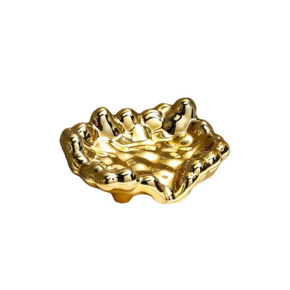 Gold Soap Dish Silver Soap Storage Rack Light Luxury Bathroom Accessories Bathroom