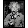 Ada Ingram Einstein With Beer Framed Poster