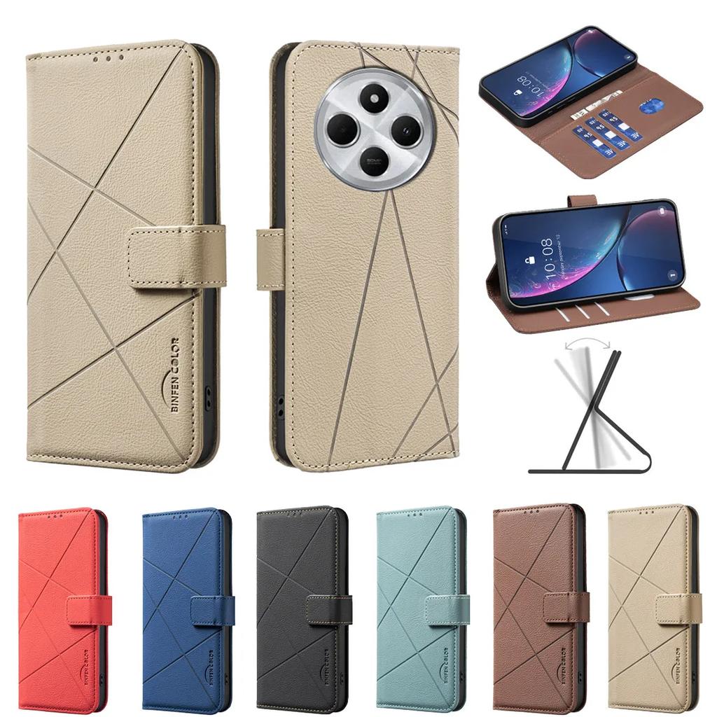 Кошелек с отделением для карт, подставкой, магнитным откидным кожаным чехлом для Redmi 14C 13C 4G 13C 5G 12 4G 12C 10 10 2022, чехол funda