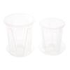 Root Control Transparent Flower Pot With Tray For Phalaenopsis Orchid Planting