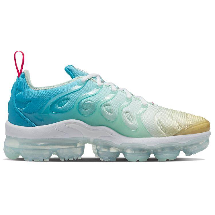 Nike  Air VaporMax Plus Mint Foam Laser Blue Women Sneakers White Metallic-Silver DQ7651-300