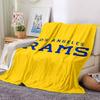 1pc Blanket - Los Angeles Rams logo Print Design,Lightweight Blanket for Sofa,Bed- Soft &Warm,Gift for All Seasons