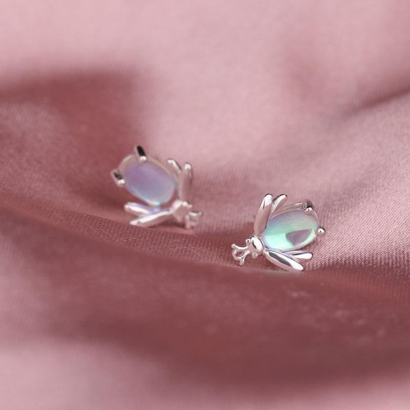 Новый креативный дизайн серег Forest Moonstone Firefly