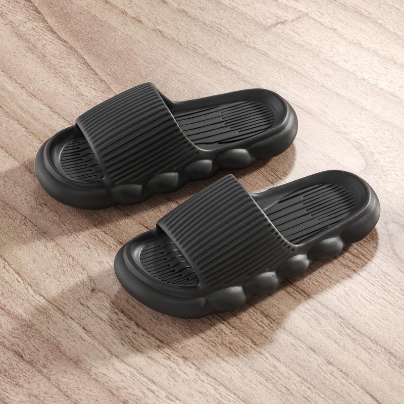 Женские домашние тапочки Eva, летние однотонные повседневные мягкие нескользящие мужские и женские тапочки, сандалии на плоской подошве, размеры 36-45