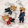 Популярные брелки Eddsworld Торд для аксессуаров Сумки Аниме Комикс Ринго Эддс Мем Брелки Украшения Геймеры Фанаты Друзья Подарки