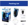Philips Электробритва PQ190 Электробритва PQ190 Портативная бритва с двойной головкой и перезаряжаемым импортным лезвием для мужских путешествий