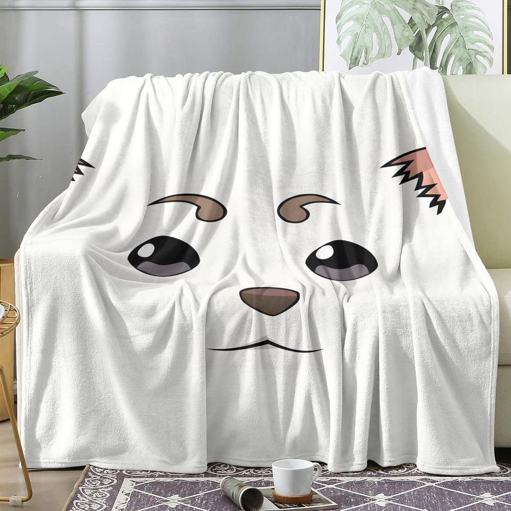 G-Gintama Elizabeth Throw Soft Flannel Throw Summer AC Blanket Lightweight Cool Nap Blanket for Sofa Bed Couch Travel