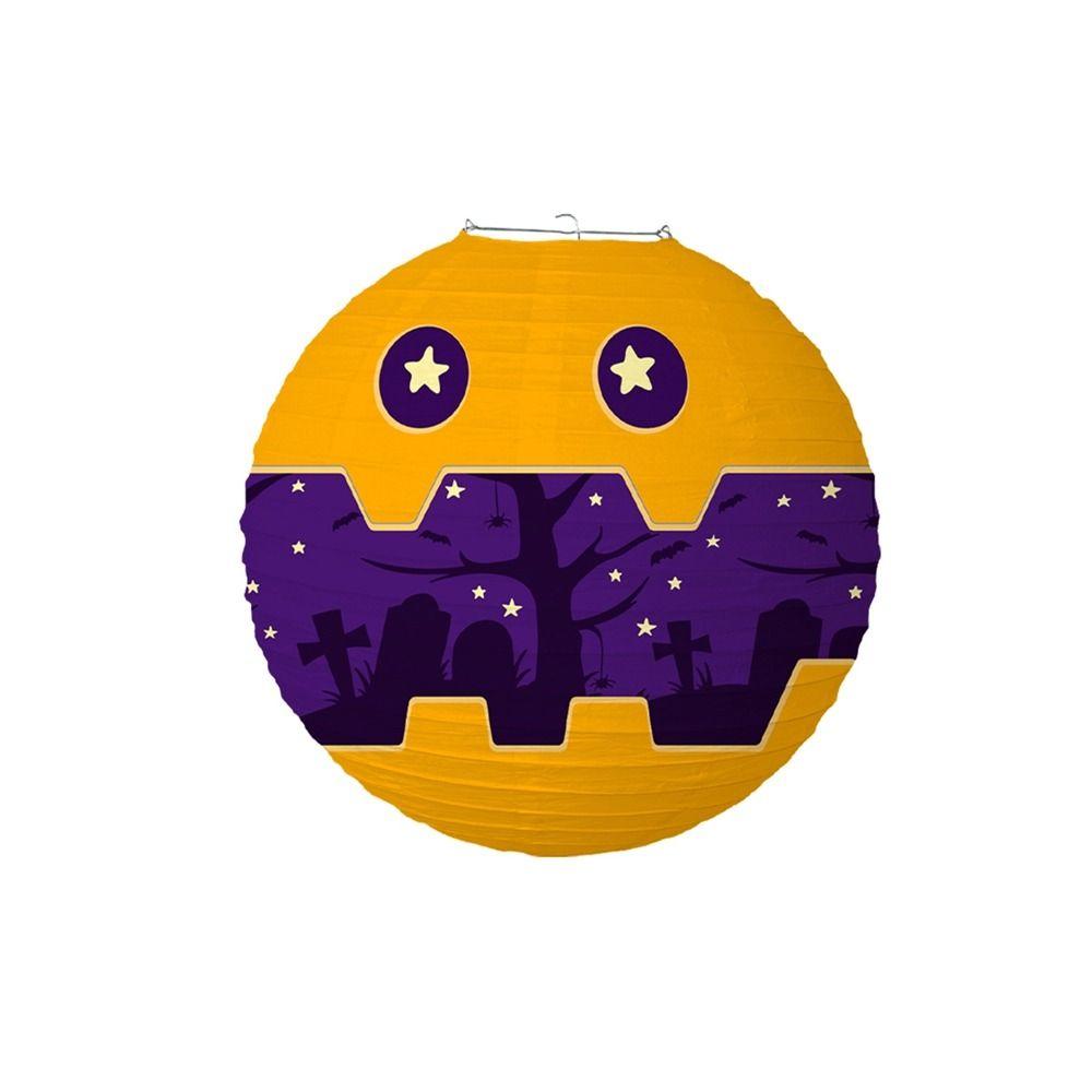 Паук Летучая мышь Скелет Хэллоуин Бумажные фонари Сделай сам Подвесной фонарь Новый Тыква Бумажный шар Хэллоуин